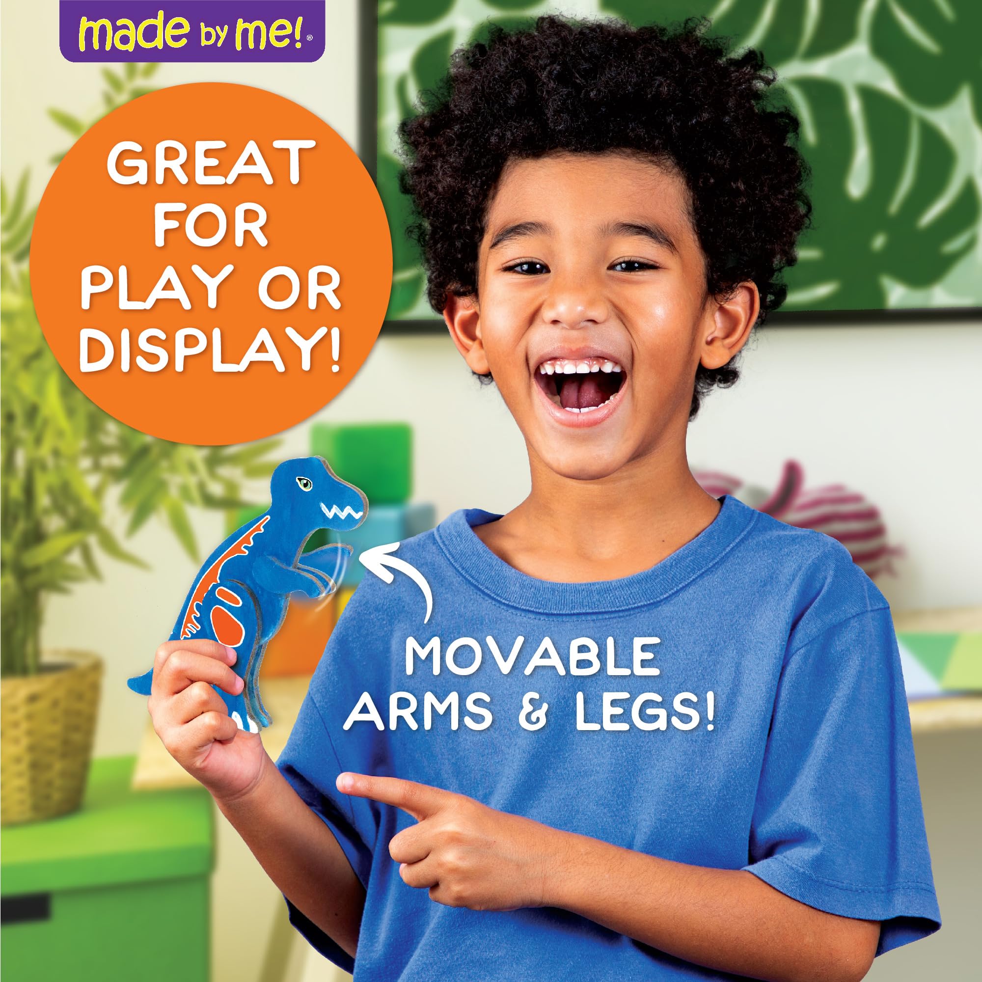 Foto 3 pulgar | Artes Y Manualidades Hechas Por Mí Pinta Tus Propios Dinosaurios Y Amigos En 3d - Venta Internacional.