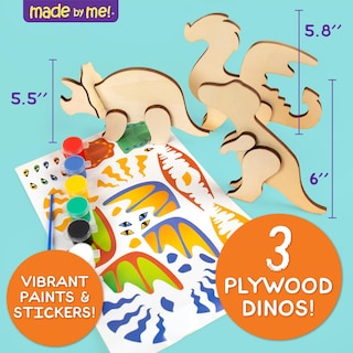 Foto 3 | Artes Y Manualidades Hechas Por Mí Pinta Tus Propios Dinosaurios Y Amigos En 3d - Venta Internacional.