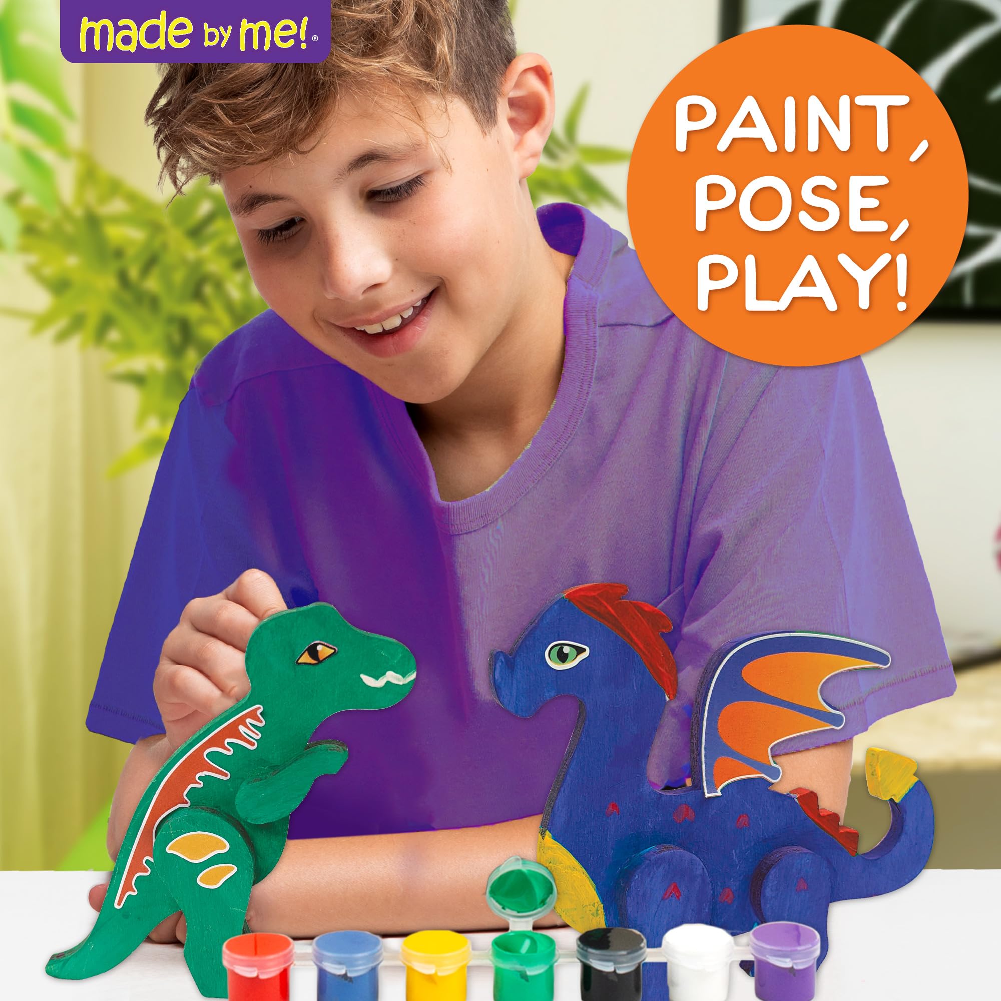 Foto 5 pulgar | Artes Y Manualidades Hechas Por Mí Pinta Tus Propios Dinosaurios Y Amigos En 3d - Venta Internacional.
