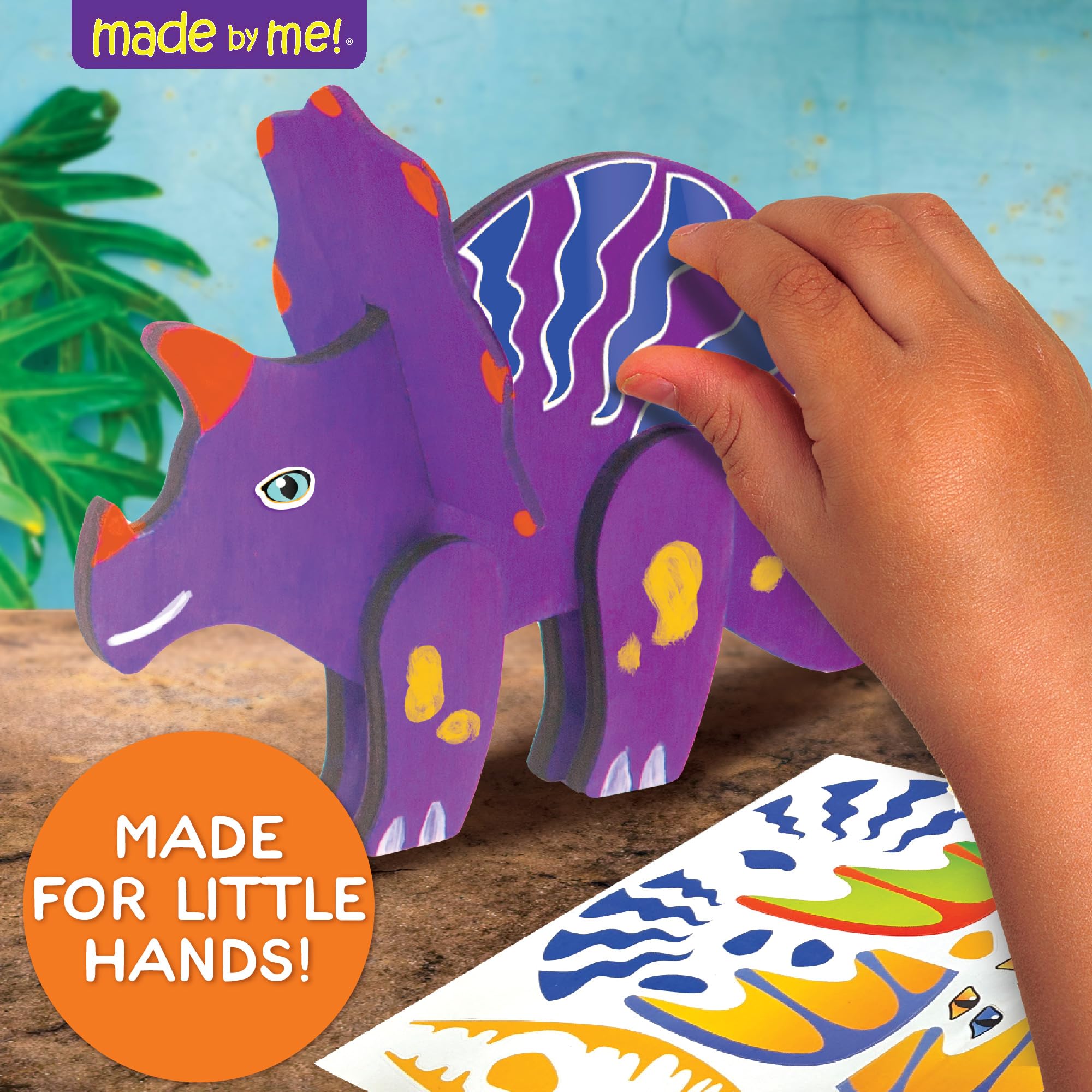 Foto 7 pulgar | Artes Y Manualidades Hechas Por Mí Pinta Tus Propios Dinosaurios Y Amigos En 3d - Venta Internacional.