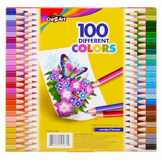Foto 2 | Lápices De Colores Cra-z-art 100 Colores Surtidos Para La Escuela - Venta Internacional.