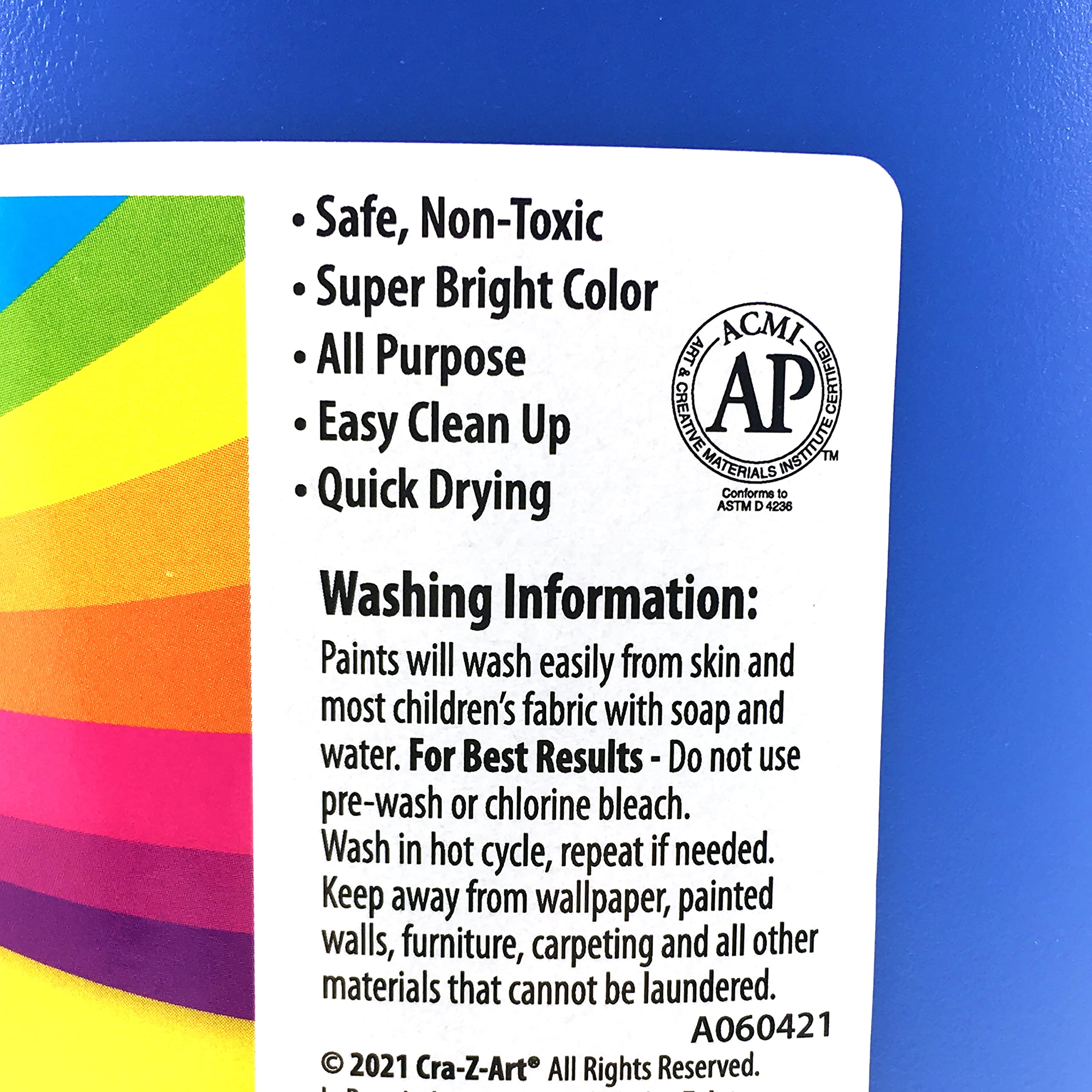 Foto 3 | Pintura Cra-z-art Lavable Azul 1 G - Venta Internacional