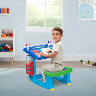 Foto 2 | Escritorio Delta Children Para Dibujar Y Jugar Cocomelon Con 10 Rotuladores - Venta Internacional.
