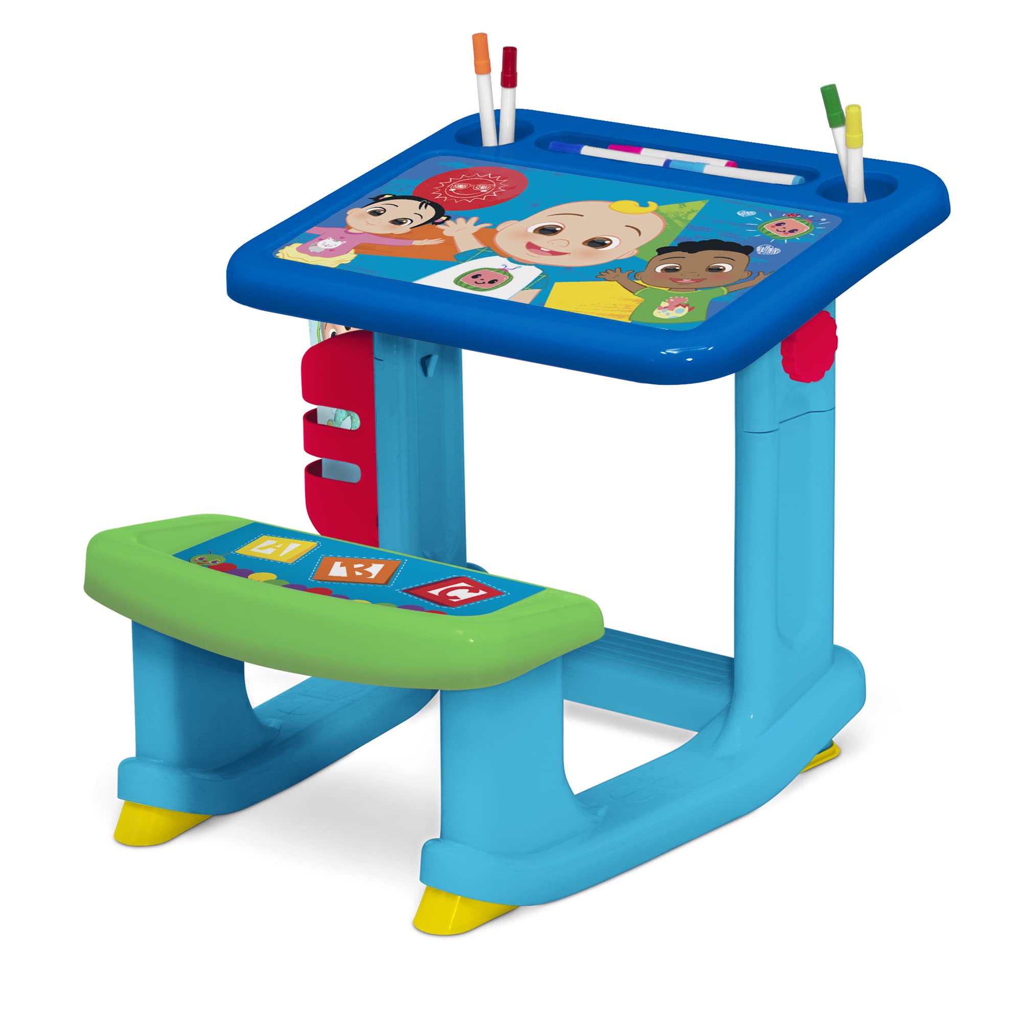 Foto 8 pulgar | Escritorio Delta Children Para Dibujar Y Jugar Cocomelon Con 10 Rotuladores - Venta Internacional.