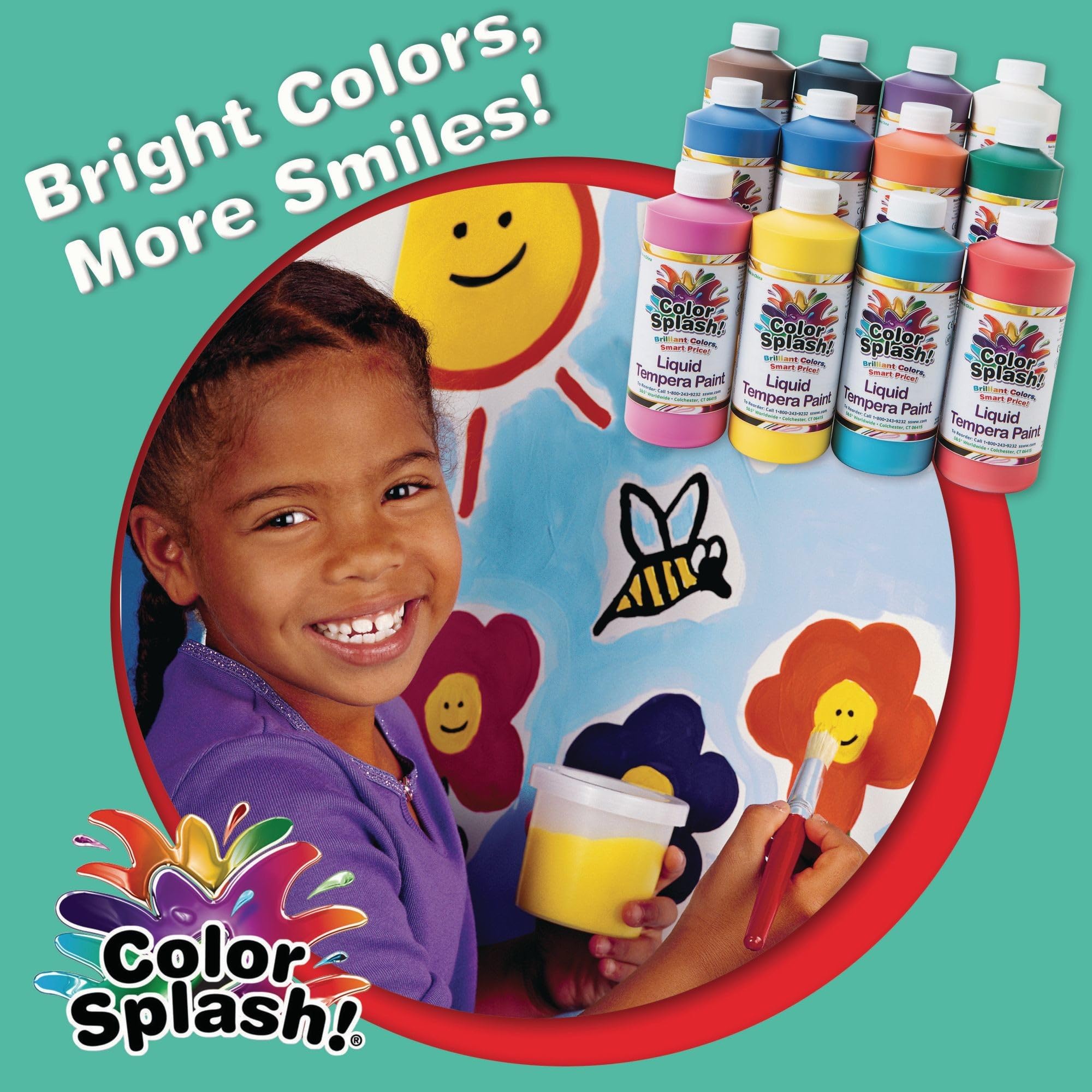Foto 4 | Set De Pintura A Granel S&s Worldwide Color Splash! Tempera Líquida - Venta Internacional.