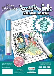Foto 3 | Libro Para Colorear Bendon Imagine Ink Magic Ink Con Rotulador - Venta Internacional.