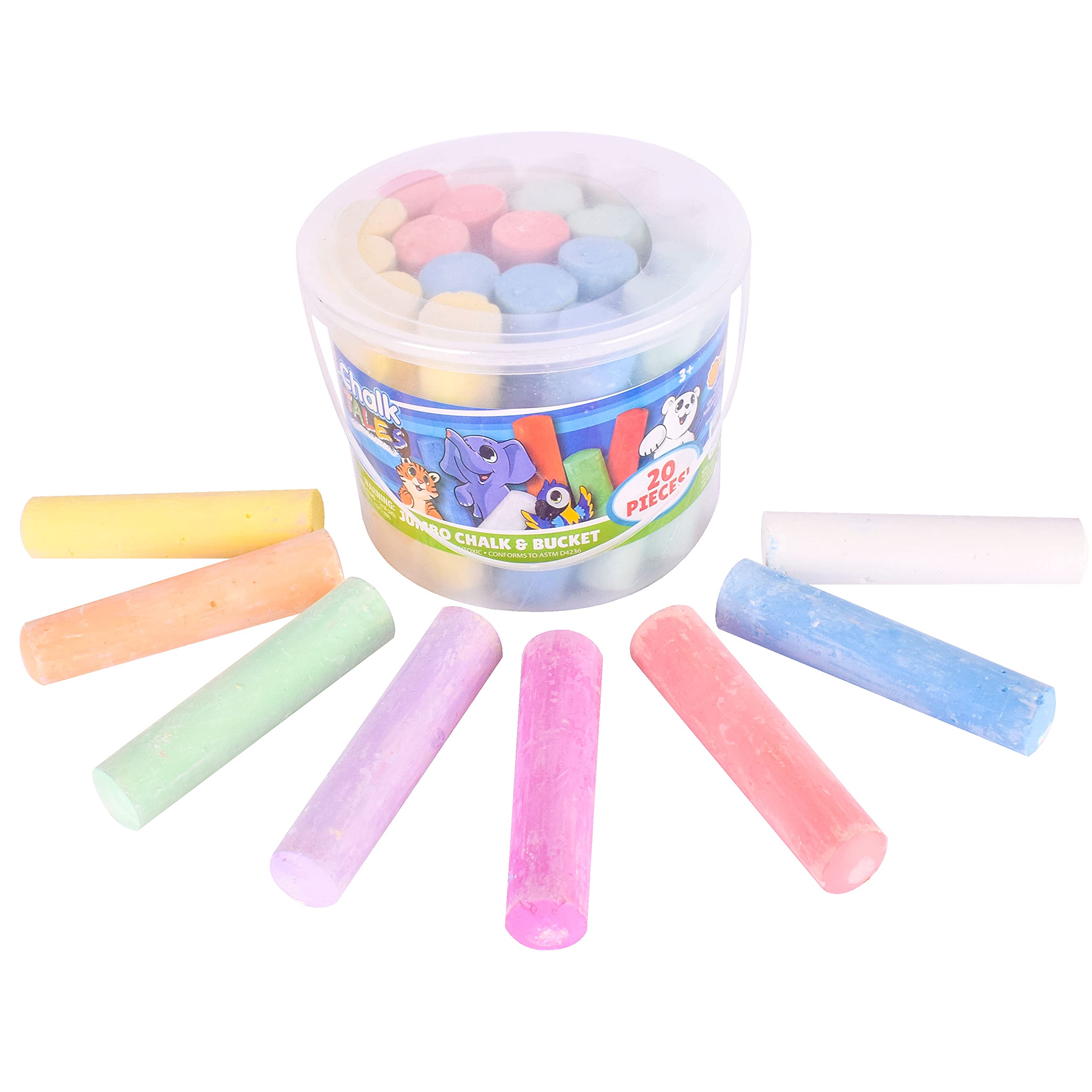 Foto 1 | Set De Tizas Para Aceras Sunny Days Entertainment, Lavable, 20 Unidades - Venta Internacional.