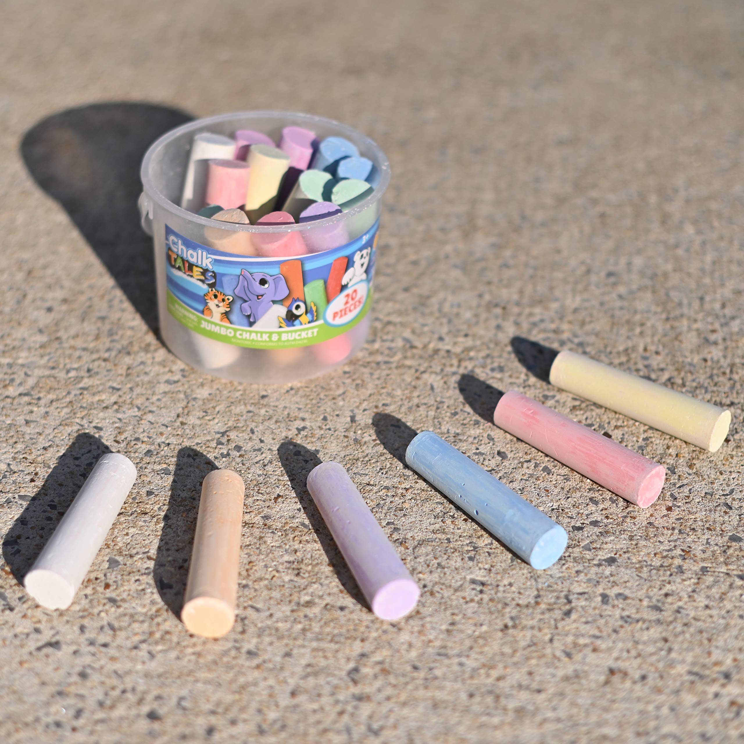Foto 6 | Set De Tizas Para Aceras Sunny Days Entertainment, Lavable, 20 Unidades - Venta Internacional.