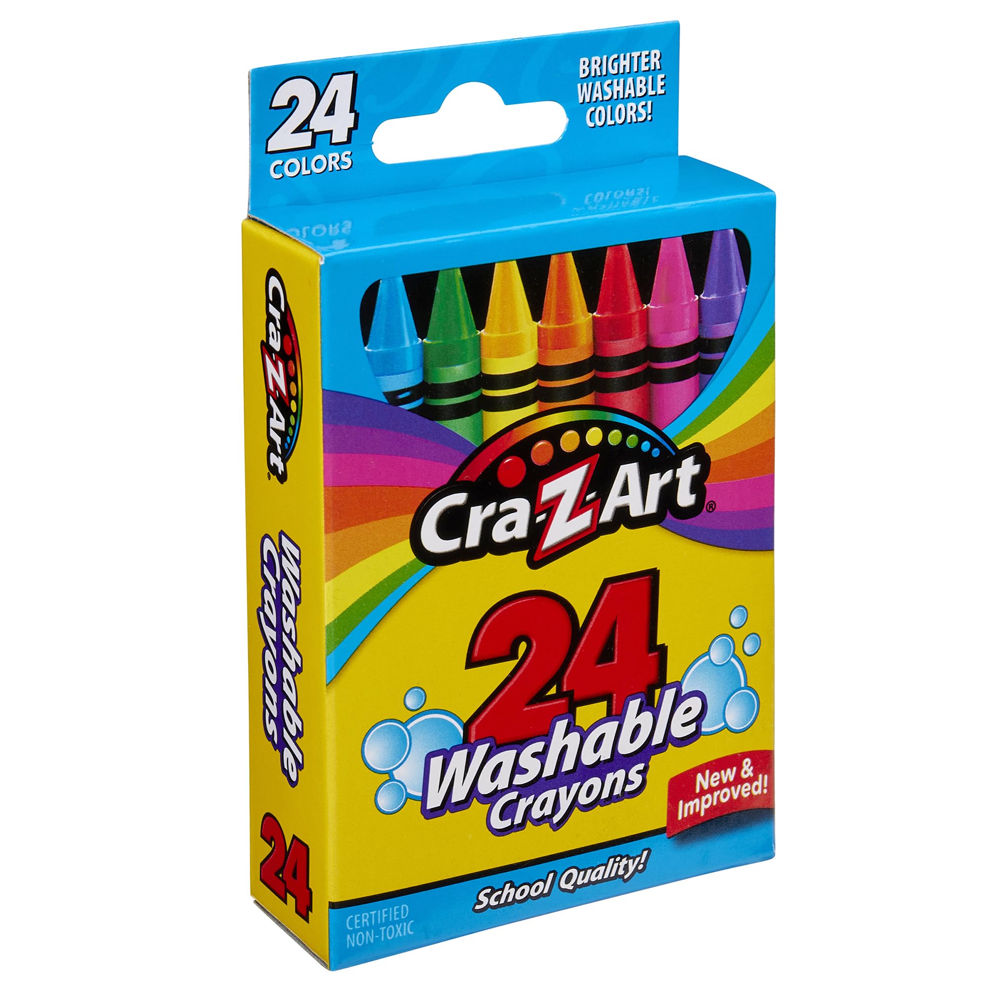 Foto 2 pulgar | Lápices De Colores Cra-z-art Lavables De 24 Unidades Para La Vuelta Al Cole De Los Niños - Venta Internacional.