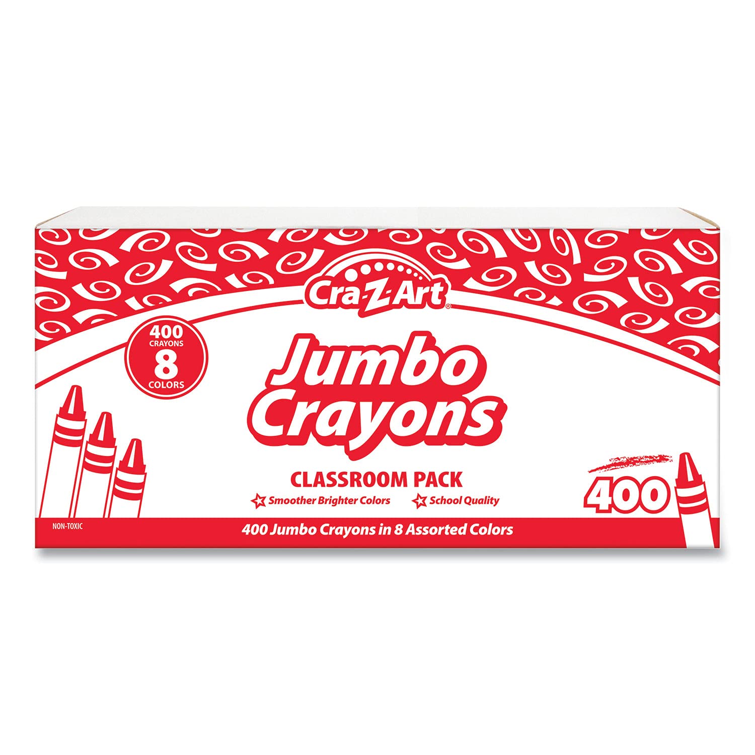 Foto 2 pulgar | Juego De Crayones Cra-z-art Jumbo, 400 Unidades, 8 Colores Surtidos Para Niños - Venta Internacional.