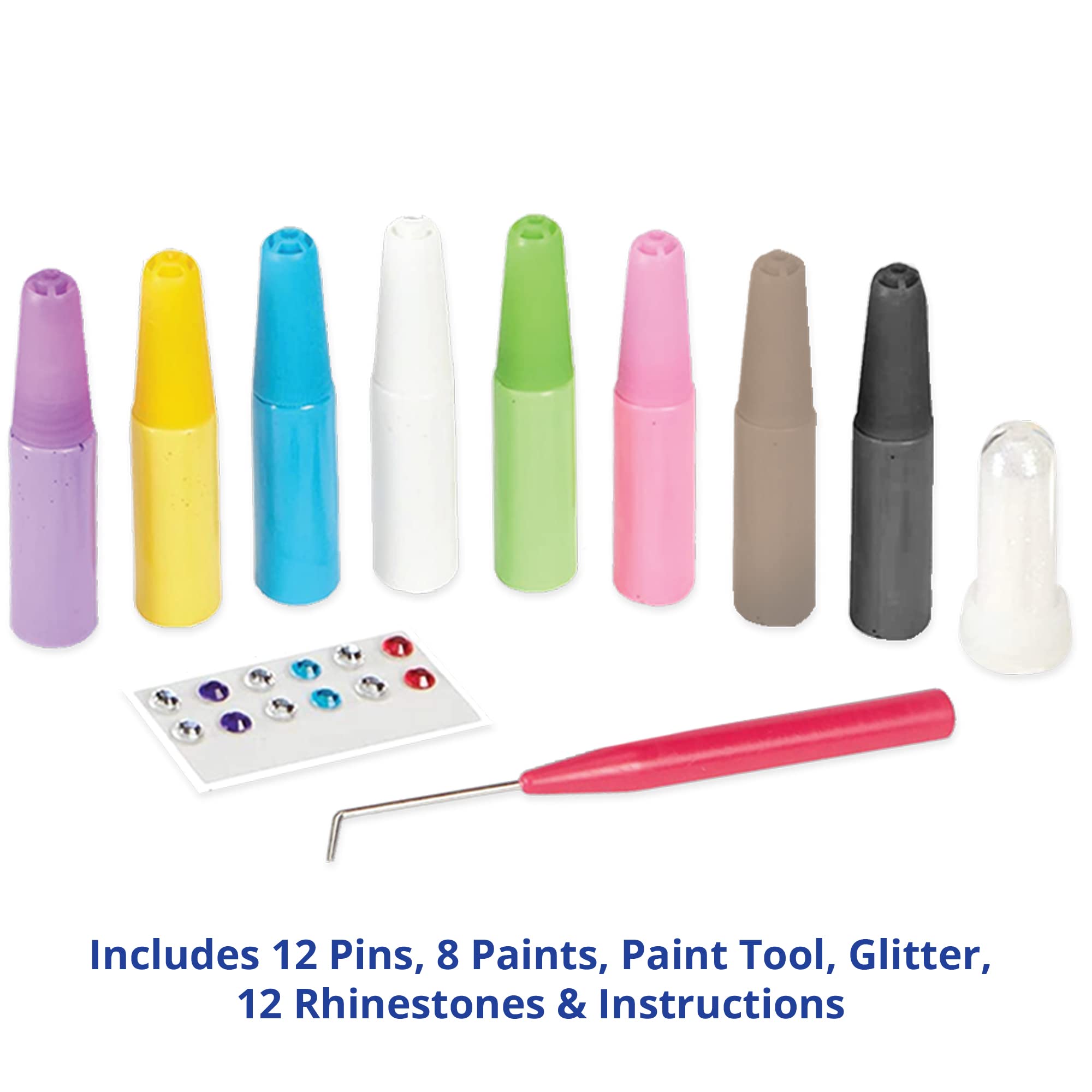 Foto 5 pulgar | Set De Alfileres Esmaltados Para Pintar Y Usar Caballos Breyer, Con 12 Alfileres - Venta Internacional.