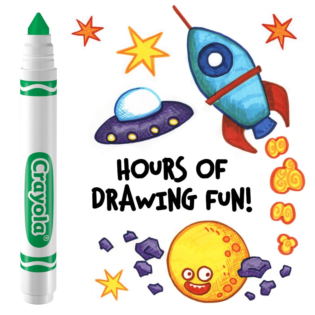 Foto 5 pulgar | Rotulador Crayola, Lavable, Verde, 12 Ml (12 Unidades), Broad Line Kids - Venta Internacional.