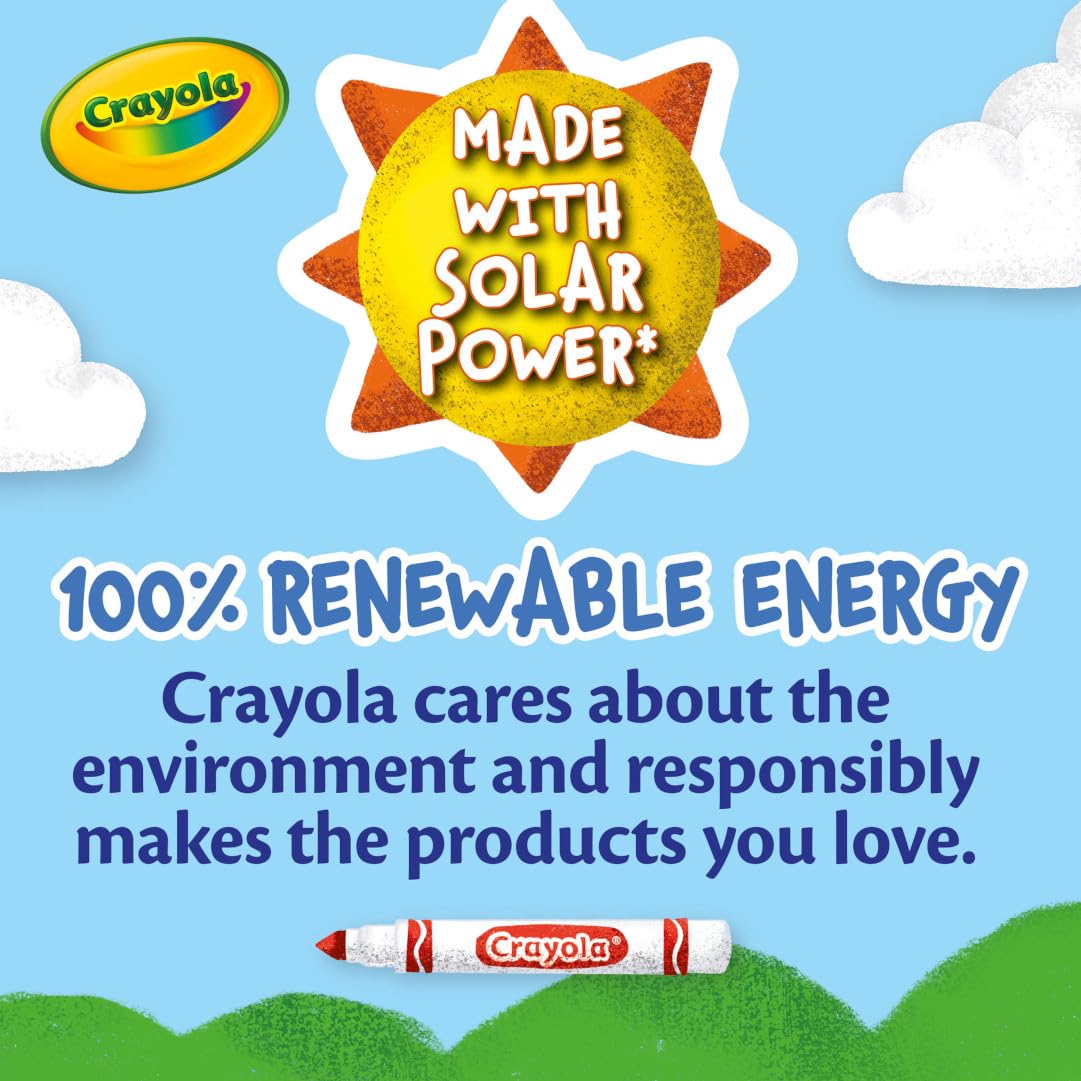 Foto 8 pulgar | Rotulador Crayola, Lavable, Verde, 12 Ml (12 Unidades), Broad Line Kids - Venta Internacional.