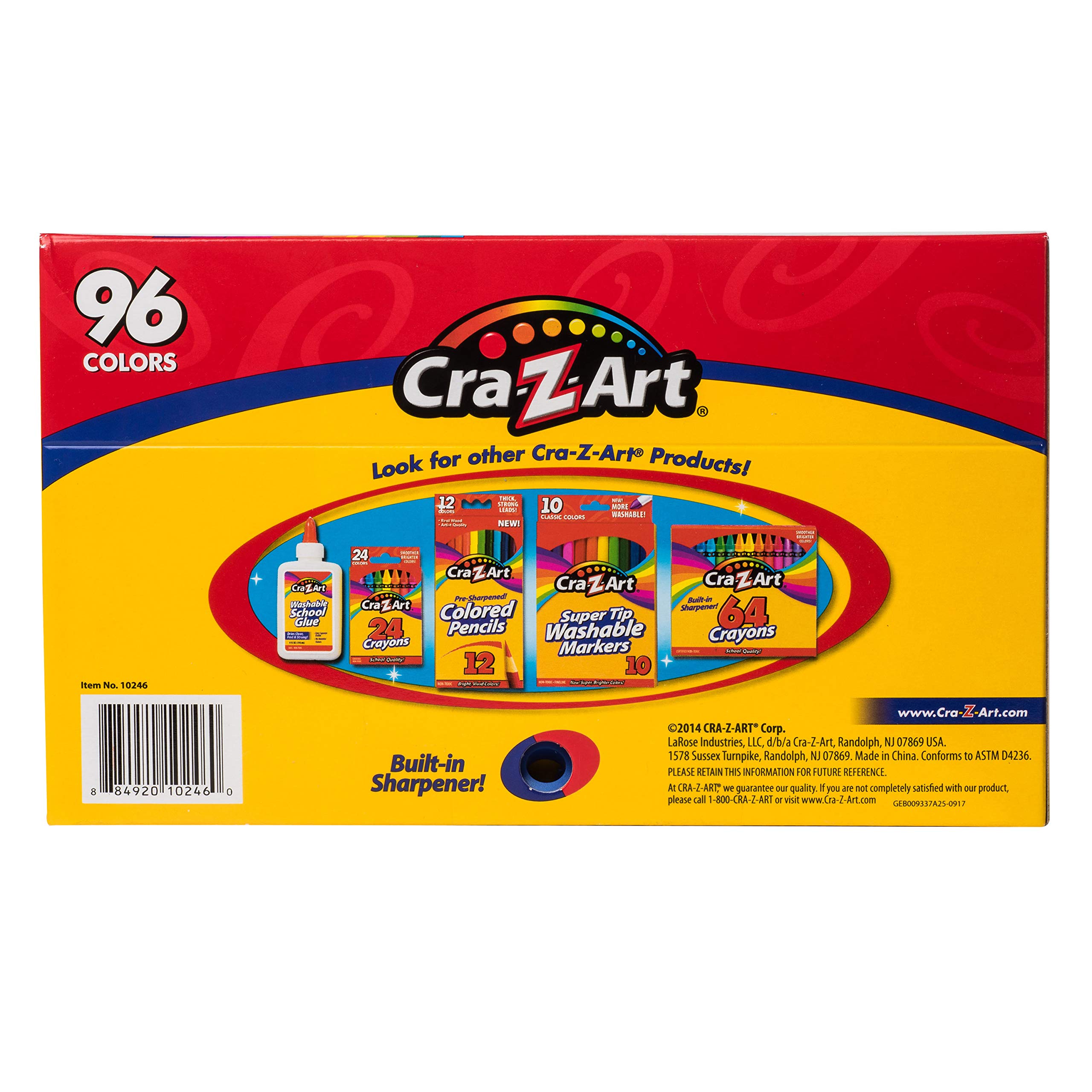 Foto 3 pulgar | Crayons Cra-z-art De 96 Unidades En Caja Abatible Con Sacapuntas - Venta Internacional.