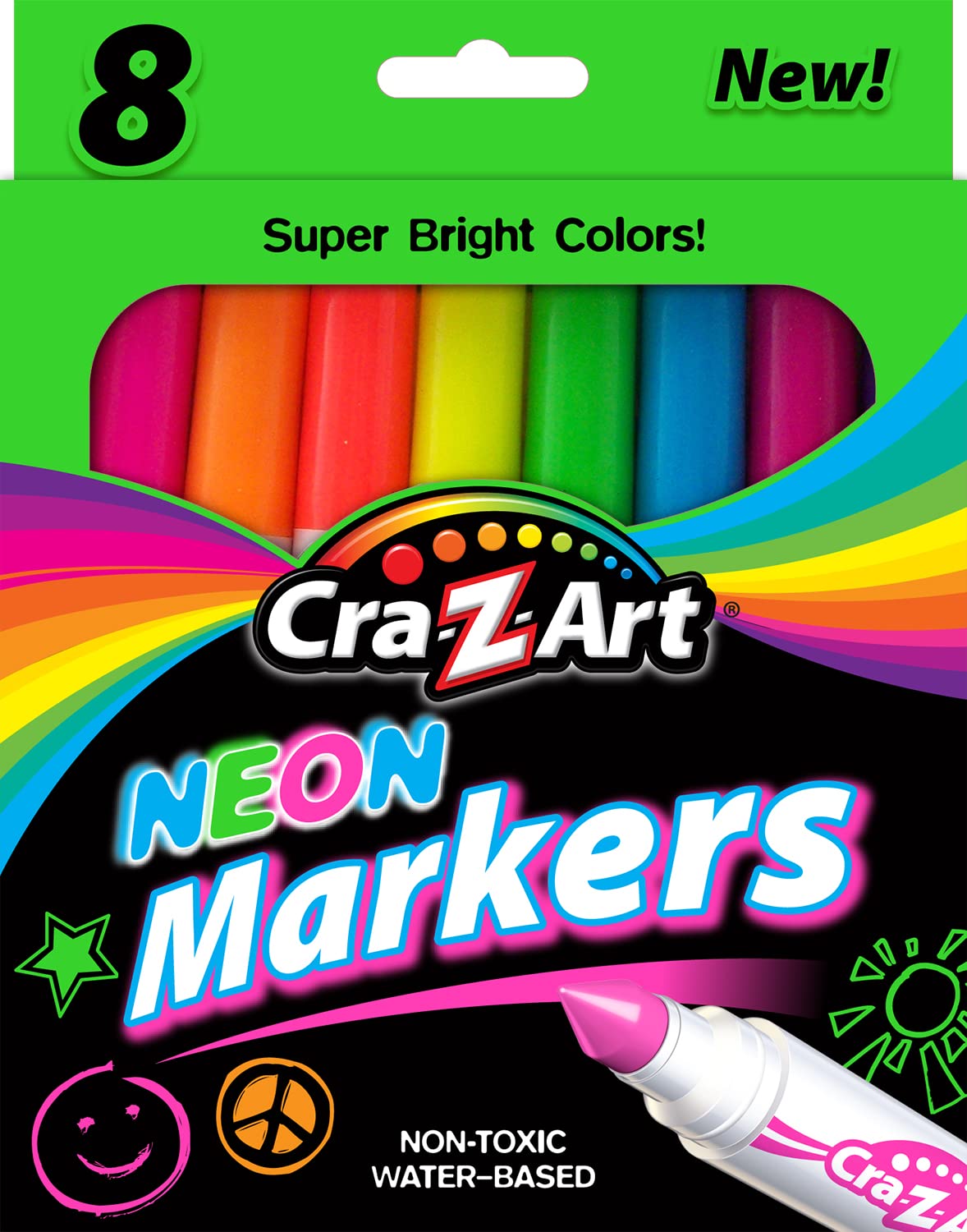 Foto 2 pulgar | Rotuladores Broadline Cra-z-art Neon, 8 Unidades, 10112 - Venta Internacional.