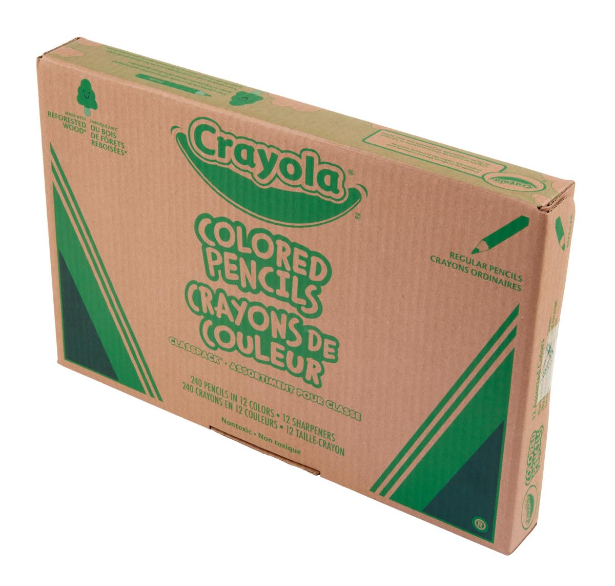 Foto 6 | Lápices De Colores Crayola Classpack De 240 Unidades Con 12 Sacapuntas - Venta Internacional.