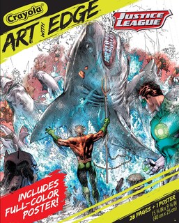 Foto 1 | Libro Para Colorear Crayola Art With Edge Justice League 28 Páginas - Venta Internacional.