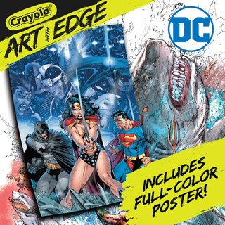 Foto 2 | Libro Para Colorear Crayola Art With Edge Justice League 28 Páginas - Venta Internacional.