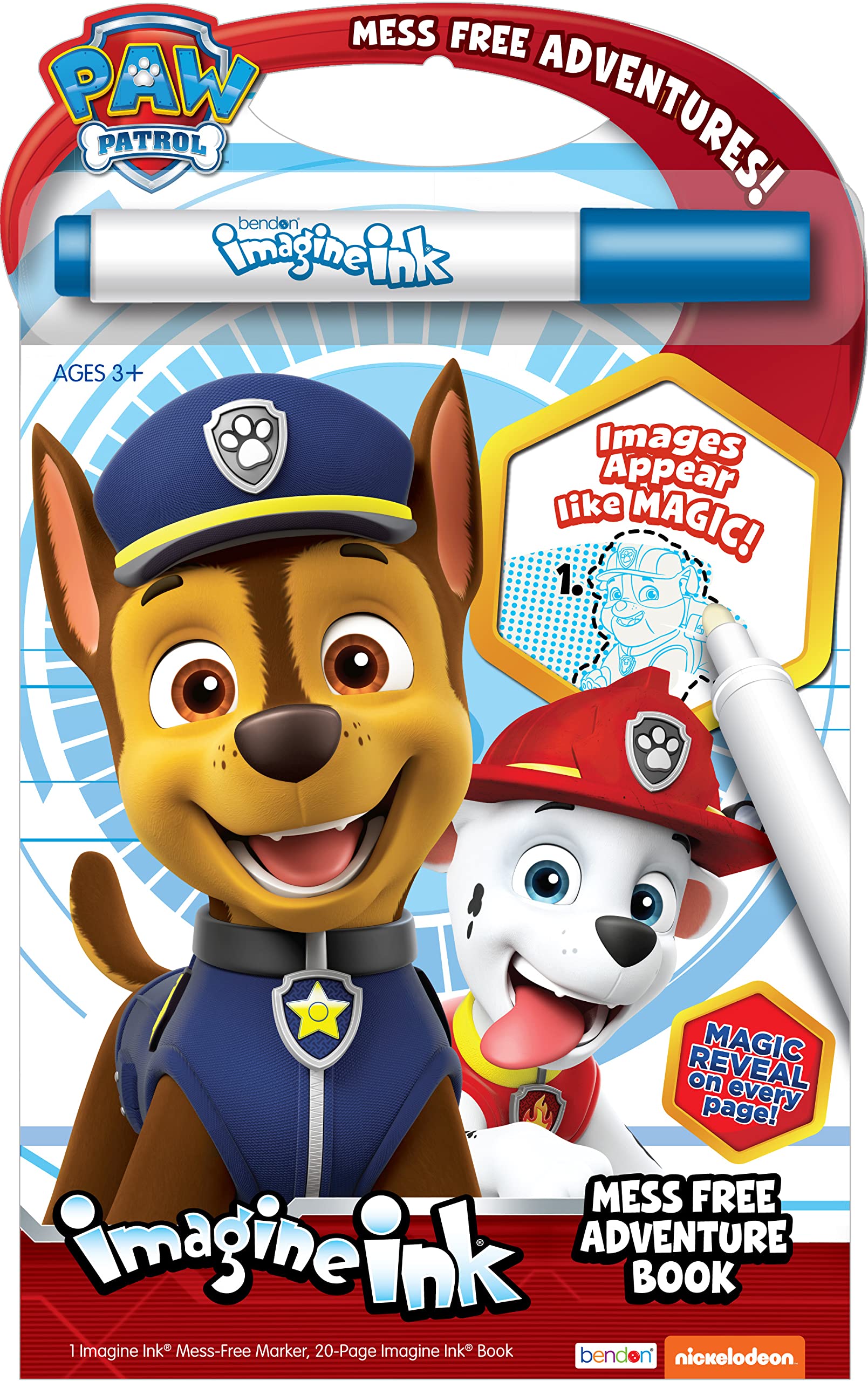 Foto 1 | Libro De Juegos Para Colorear Bendon Paw Patrol Con Marcador Mess Free - Venta Internacional.
