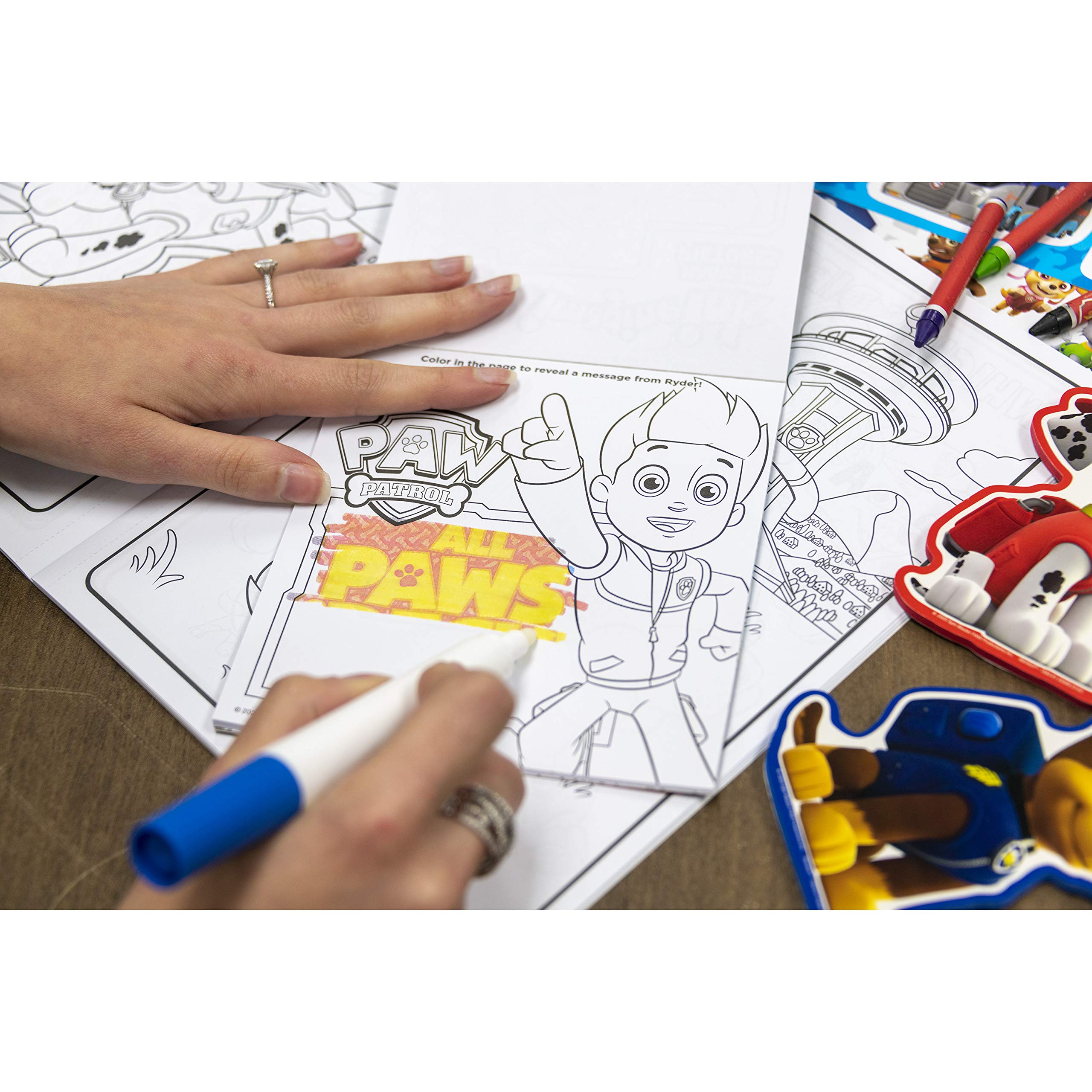 Foto 4 | Libro De Juegos Para Colorear Bendon Paw Patrol Con Marcador Mess Free - Venta Internacional.