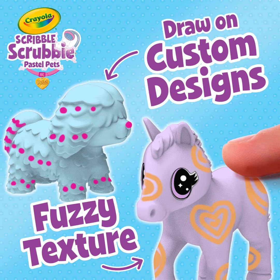 Foto 4 pulgar | Juguete De Aseo Para Mascotas Crayola Scribble Scrubbie Pastel Pets 3+ - Venta Internacional.