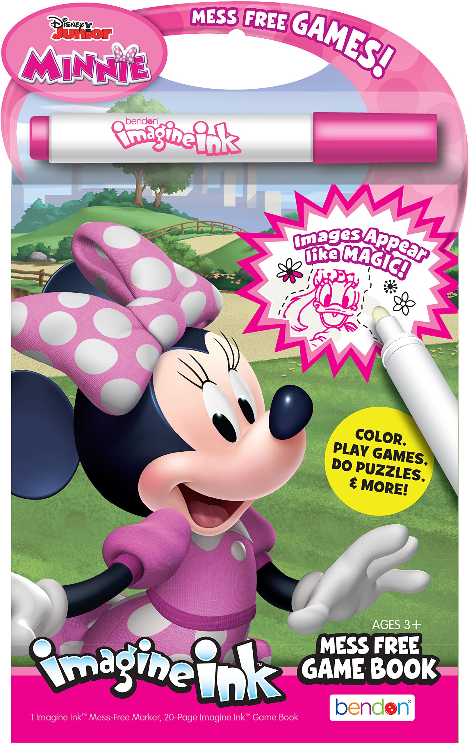 Foto 1 | Libro De Juegos Bendon Imagine Ink Mess Free With Marker Disney - Venta Internacional.