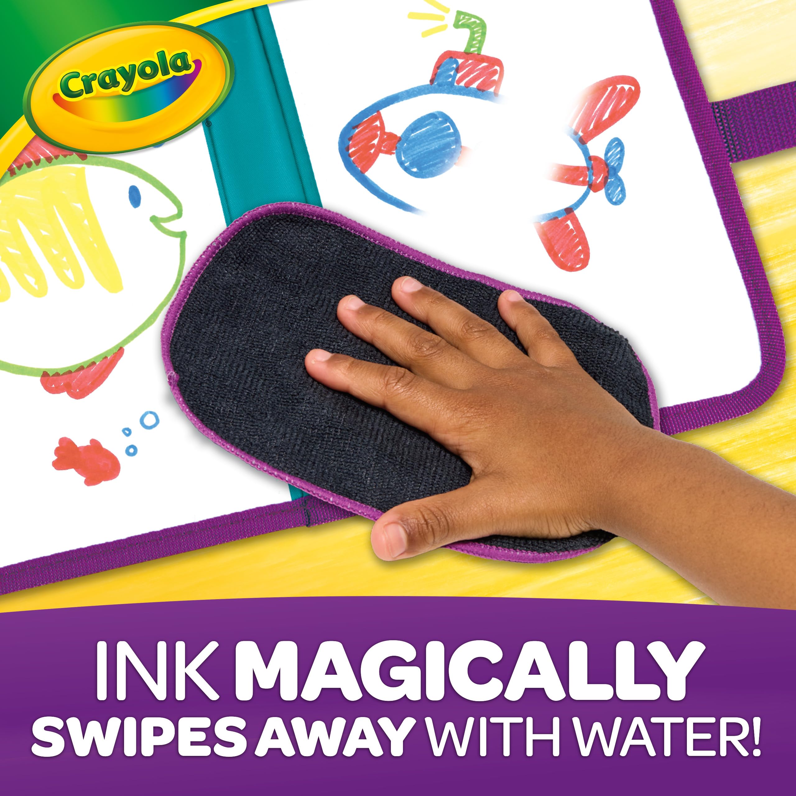 Foto 6 pulgar | Tablero De Dibujo Crayola Color & Erase Con Rotuladores Y Tela Para Más De 3 - Venta Internacional.