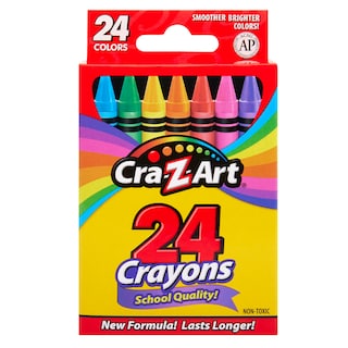 Foto 1 | Crayons Cra-z-art, Paquete De 24 Unidades, Para El Regreso A La Escuela, A Partir De Los 3 Años - Venta Internacional.