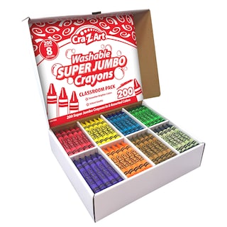 Foto 1 | Crayon Cra-z-art Super Jumbo De 200 Quilates, 8 Colores Surtidos - Venta Internacional.