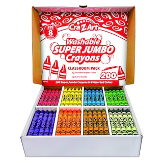 Foto 2 | Crayon Cra-z-art Super Jumbo De 200 Quilates, 8 Colores Surtidos - Venta Internacional.