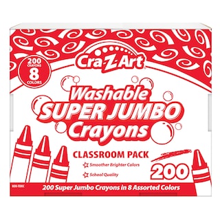 Foto 3 | Crayon Cra-z-art Super Jumbo De 200 Quilates, 8 Colores Surtidos - Venta Internacional.