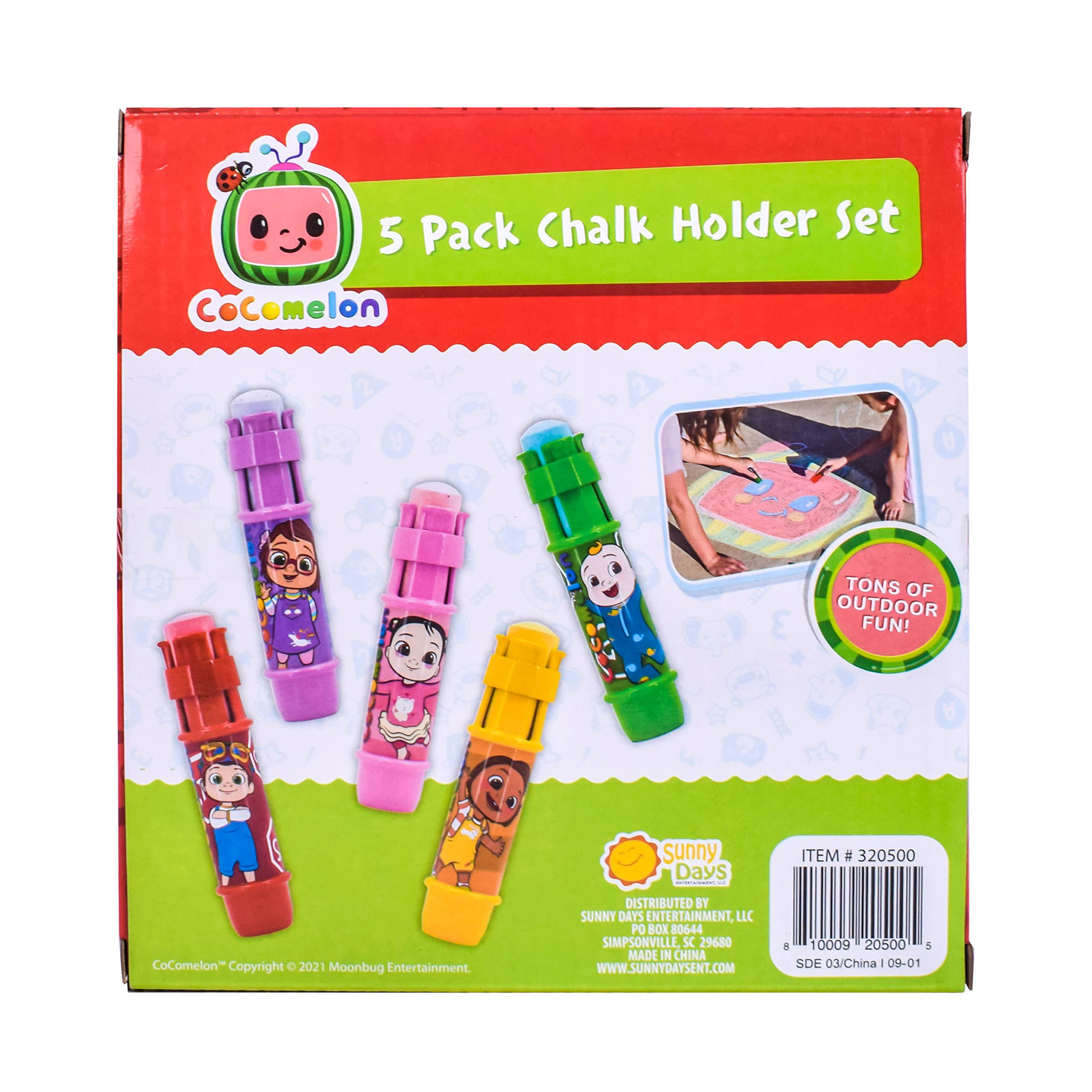Foto 7 pulgar | Soportes Para Tizas Sunny Days Entertainment Cocomelon Jumbo 5 Kids - Venta Internacional.