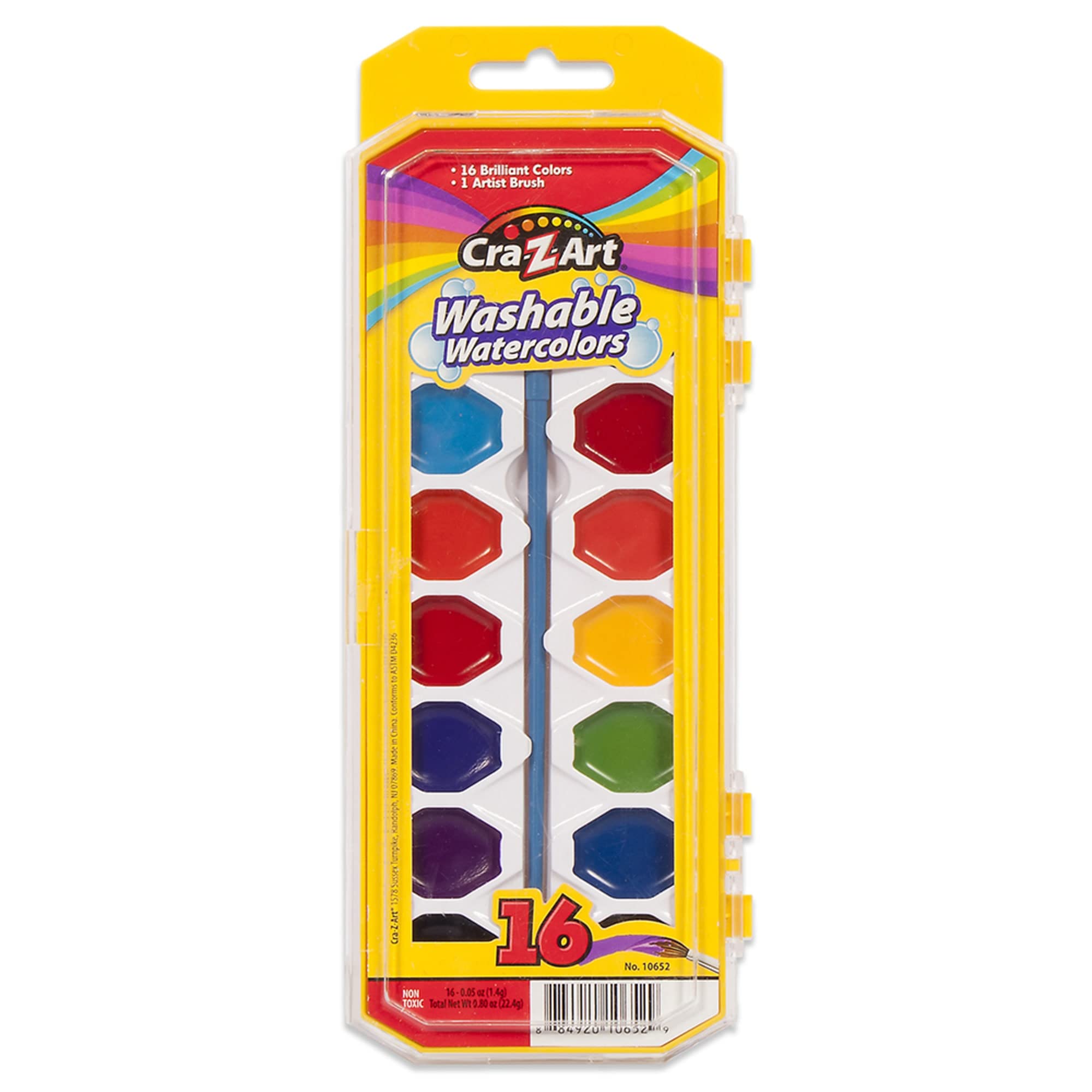 Foto 2 pulgar | Set De Pintura De Acuarela Cra-z-art Lavable De 16 Piezas Con Brocha - Venta Internacional.