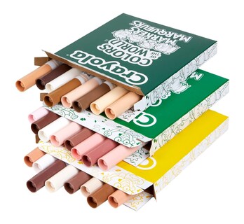 Foto 5 | Rotuladores Lavables Crayola Colors Of The World, 240 Quilates, Paquete De Clase - Venta Internacional.