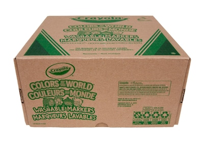 Foto 7 | Rotuladores Lavables Crayola Colors Of The World, 240 Quilates, Paquete De Clase - Venta Internacional.