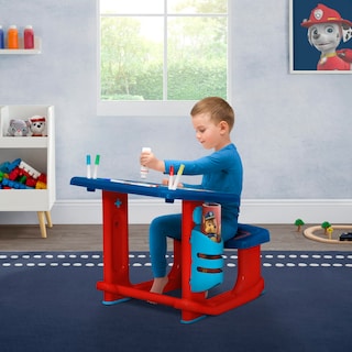 Foto 4 | Escritorio Delta Children Paw Patrol Para Dibujar Y Jugar Con 10 Rotuladores - Venta Internacional.
