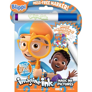 Foto 1 | Libro Para Colorear Bendon Blippi Imagine Ink, 20 Páginas Con Rotulador - Venta Internacional.