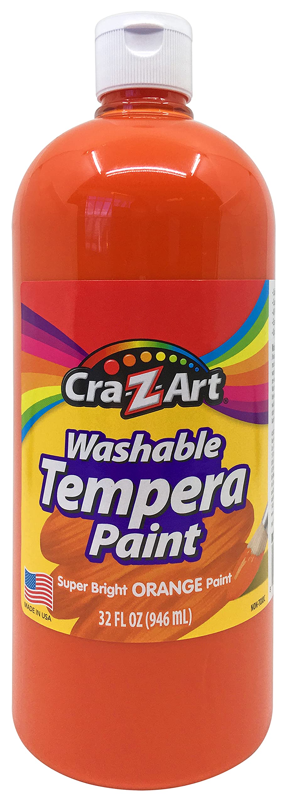 Foto 2 pulgar | Pintura Cra-z-art Lavable Naranja 946 Ml - Venta Internacional