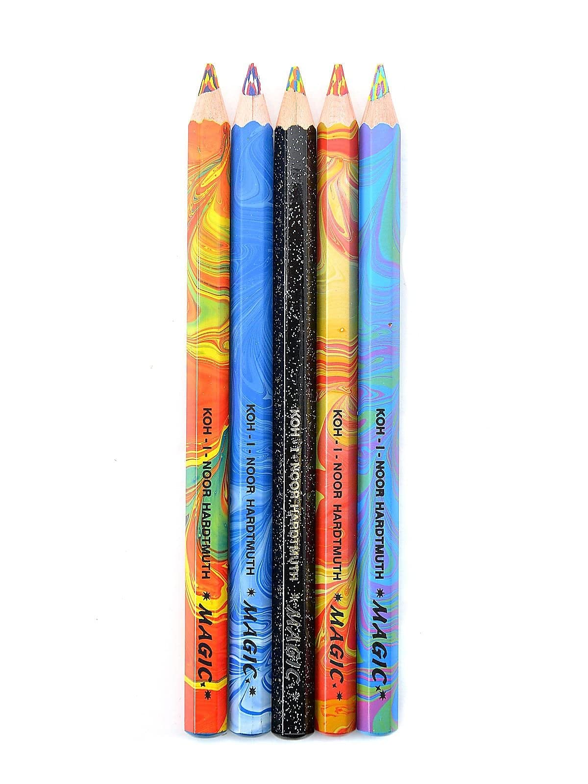 Foto 1 | Lápices Koh-i-noor Magic Fx, Paquete De 5, Originales, Tropicales, Neón - Venta Internacional.
