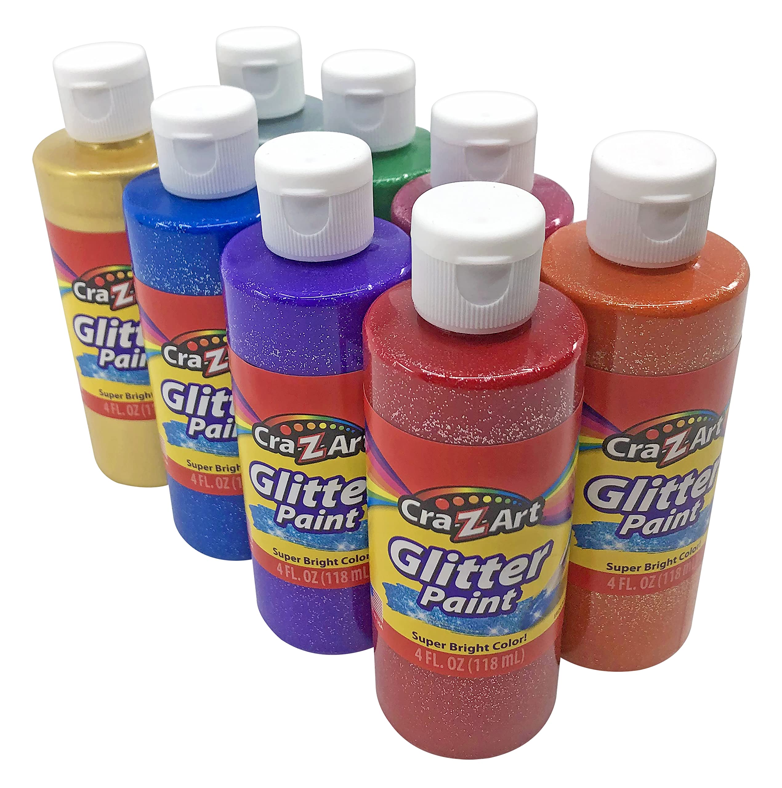 Foto 3 pulgar | Set De Pintura Cra-z-art Con Purpurina Lavable, 8 Unidades, 118 Ml, Varios Colores - Venta Internacional.