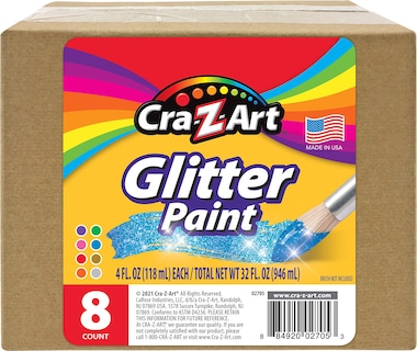 Foto 3 | Set De Pintura Cra-z-art Con Purpurina Lavable, 8 Unidades, 118 Ml, Varios Colores - Venta Internacional.