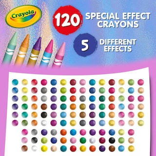 Foto 5 | Crayola Crayons, 120 Unidades, Colores Especiales Para Niños De Más De 4 Años - Venta Internacional.