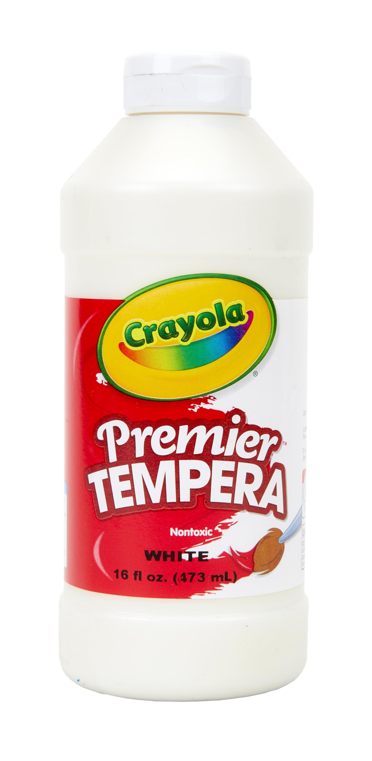 Foto 1 | Pintura Al Temple Crayola Premier White, 473 Ml, Para Niños, No Tóxica - Venta Internacional.