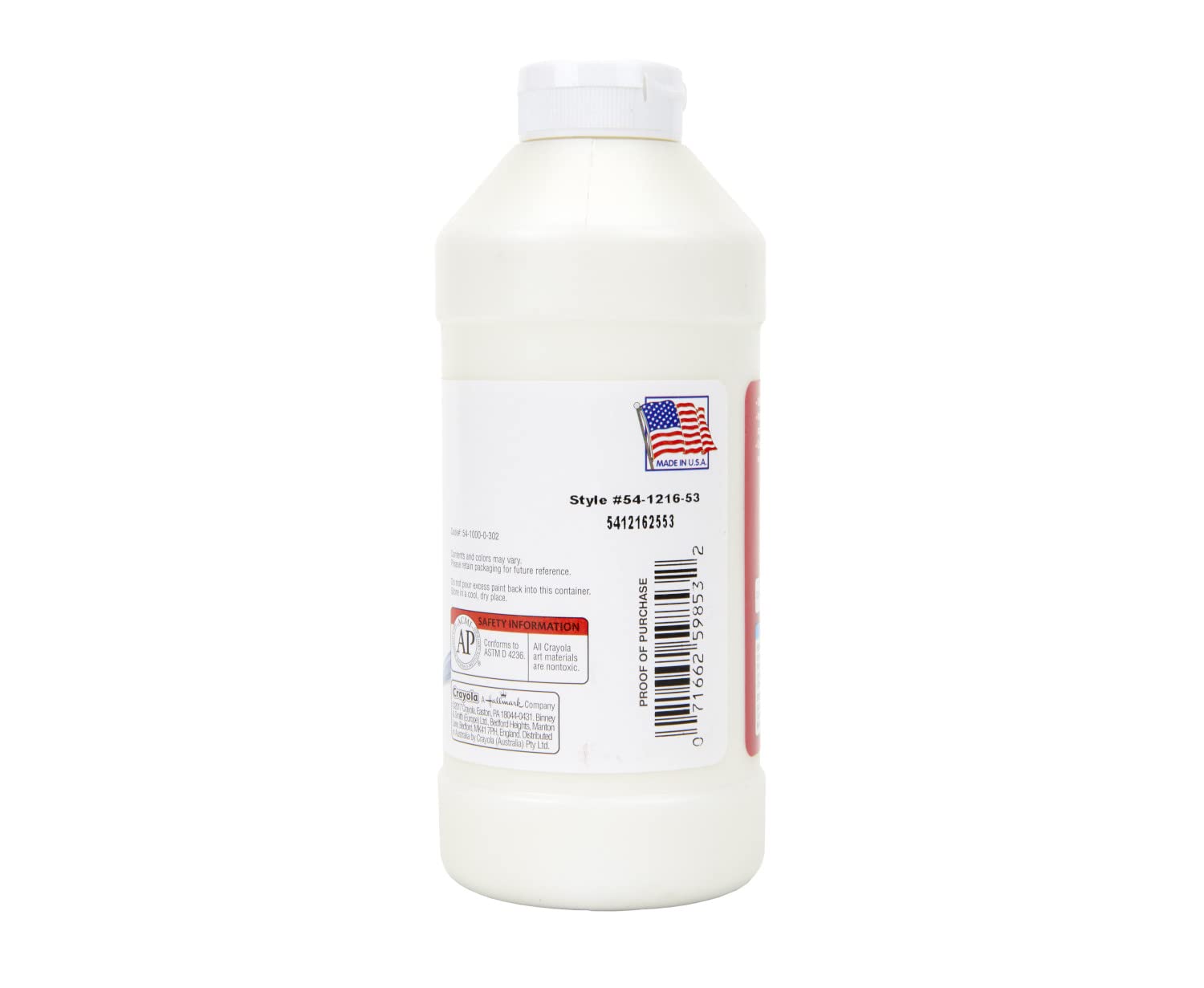 Foto 3 pulgar | Pintura Al Temple Crayola Premier White, 473 Ml, Para Niños, No Tóxica - Venta Internacional.