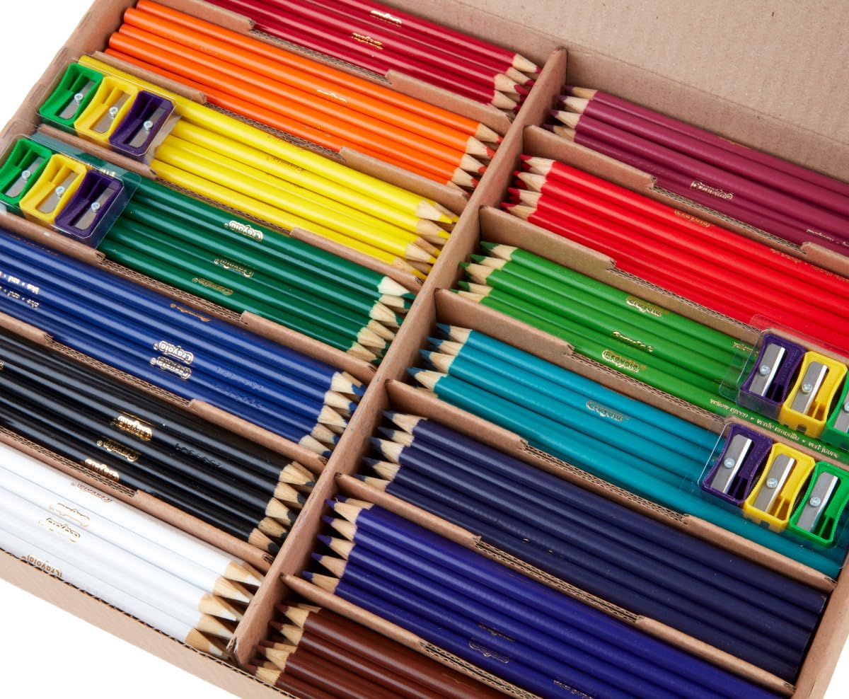 Foto 5 pulgar | Juego De Lápices De Colores Crayola Classpack, 462 Unidades, Con 12 Sacapuntas - Venta Internacional.