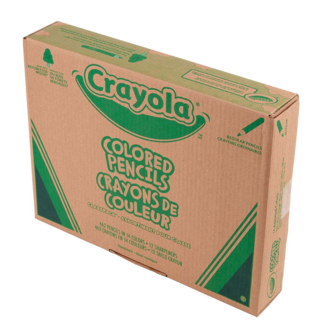 Foto 7 pulgar | Juego De Lápices De Colores Crayola Classpack, 462 Unidades, Con 12 Sacapuntas - Venta Internacional.