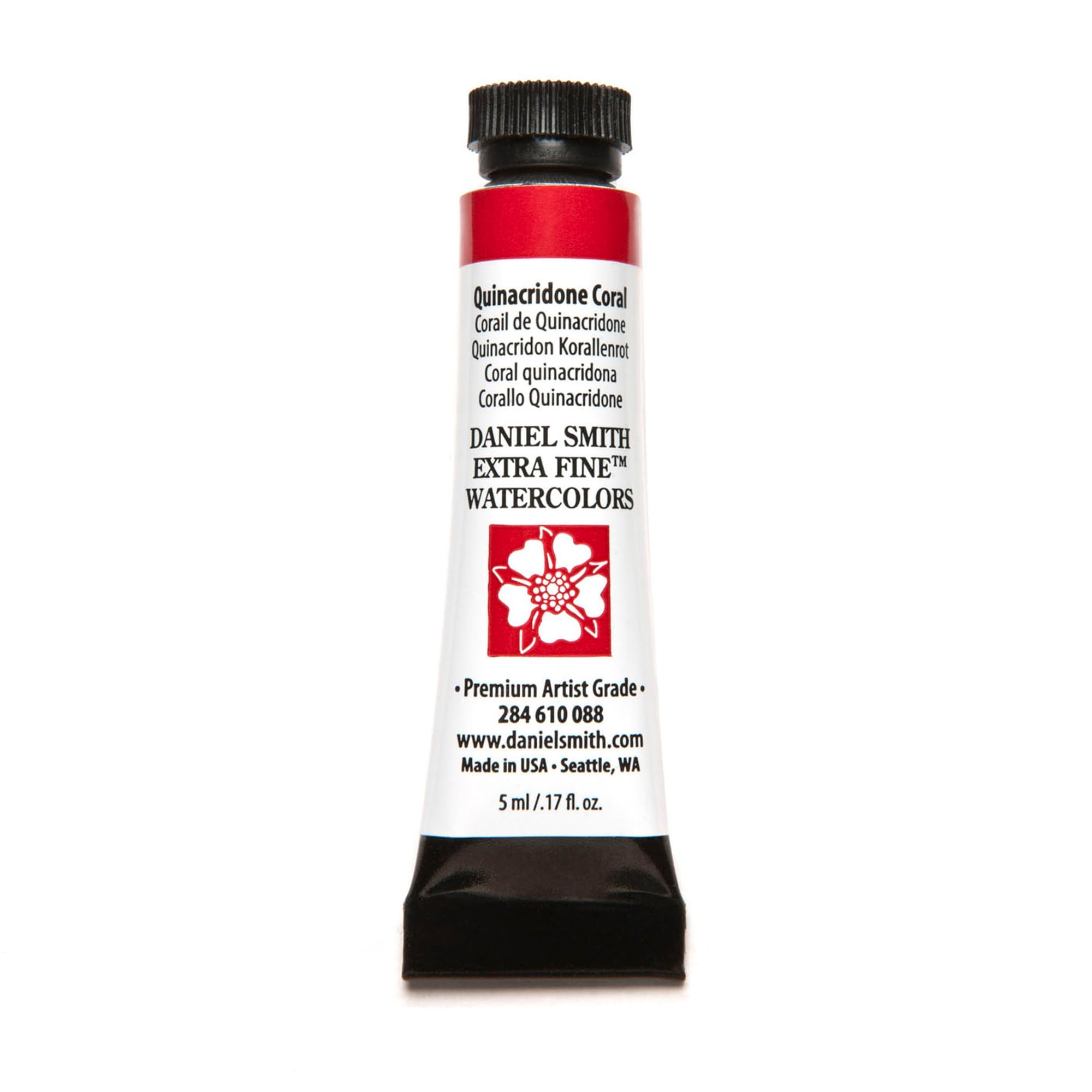 Pintura De Acuarela Daniel Smith Extrafina, Tubo De 5 Ml, Color Coral - Venta Internacional.