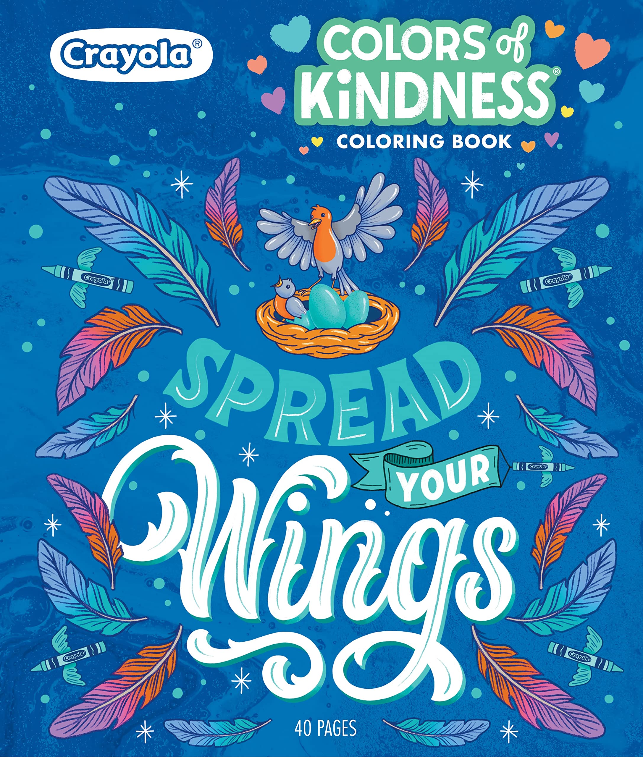 Foto 2 pulgar | Libro Para Colorear Crayola Colors Of Kindness Para Adultos, 40 Páginas - Venta Internacional.