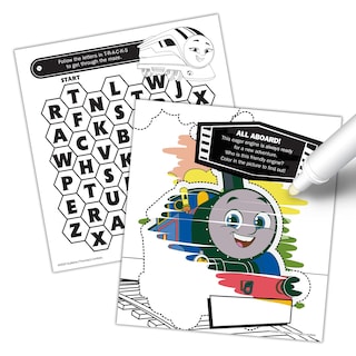 Foto 2 | Libro Para Colorear Bendon Thomas All Engines Go Con Rotulador - Venta Internacional.