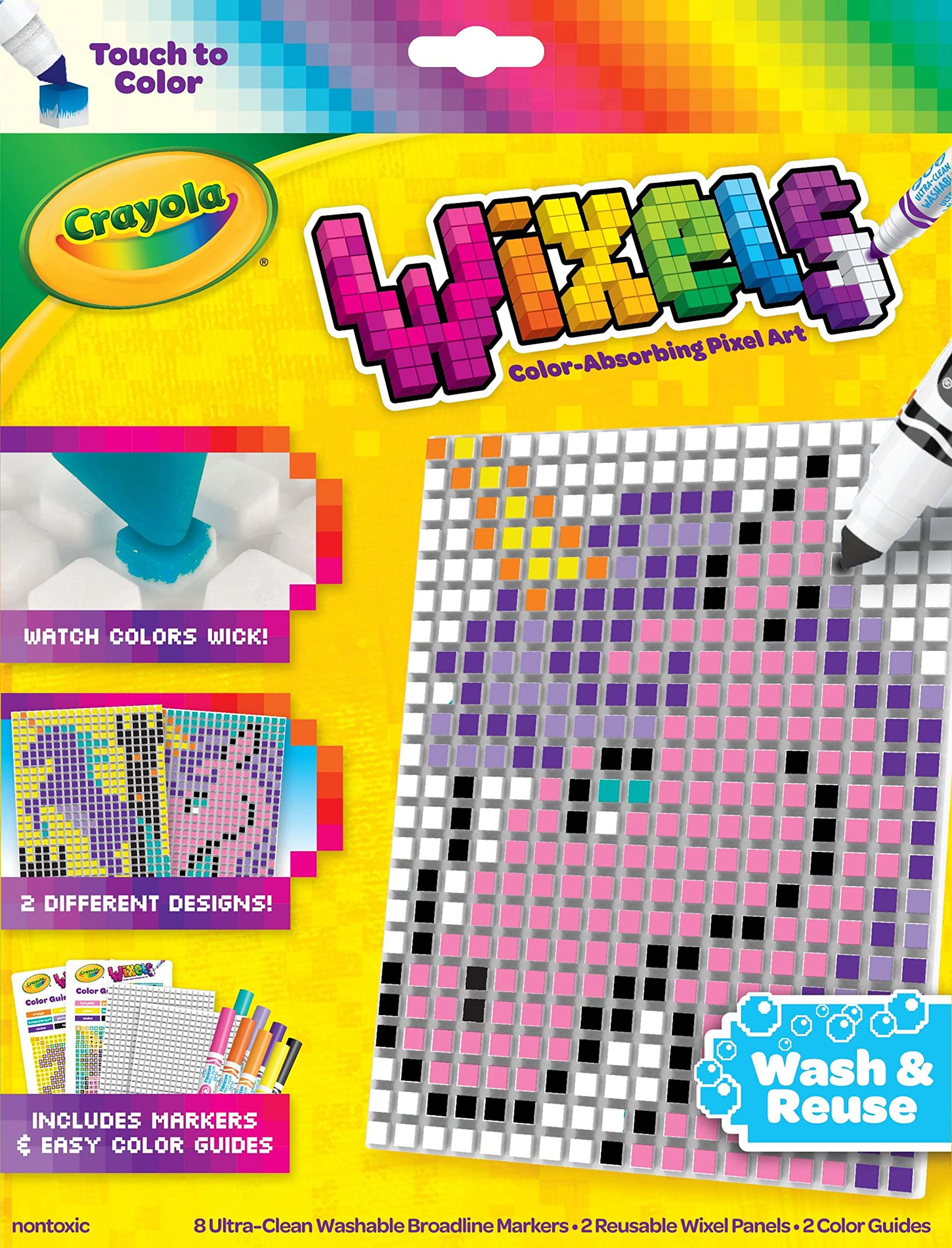 Foto 2 pulgar | Kit De Actividades Crayola Wixels Unicorn Con 8 Marcadores Lavables Para Mayores De 6 - Venta Internacional.